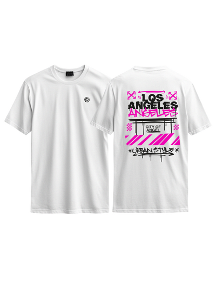 T-shirt "Los Angeles" blanc - Balec Unlimited