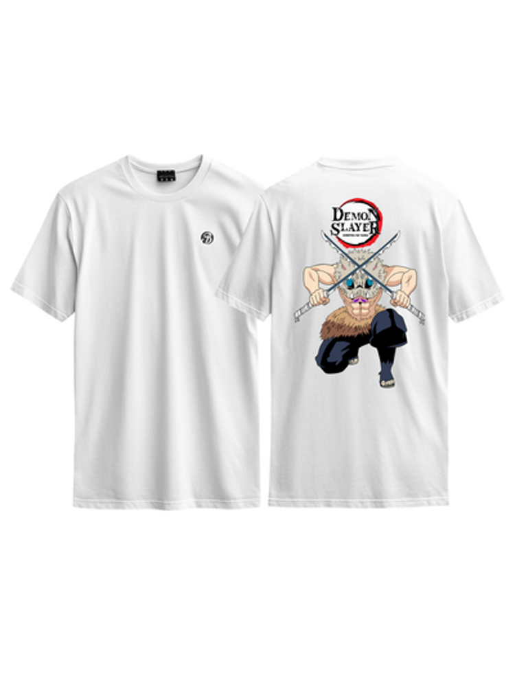 T-shirt "Démon Slayer" blanc - Balec Unlimited