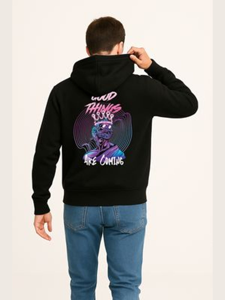 Hoodie "Good Things" noir - Balec Unlimited