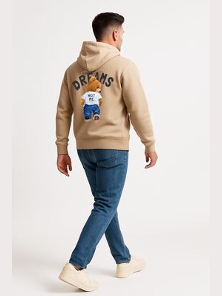 Hoodie "Follow Your Dreams" beige - Balec Unlimited