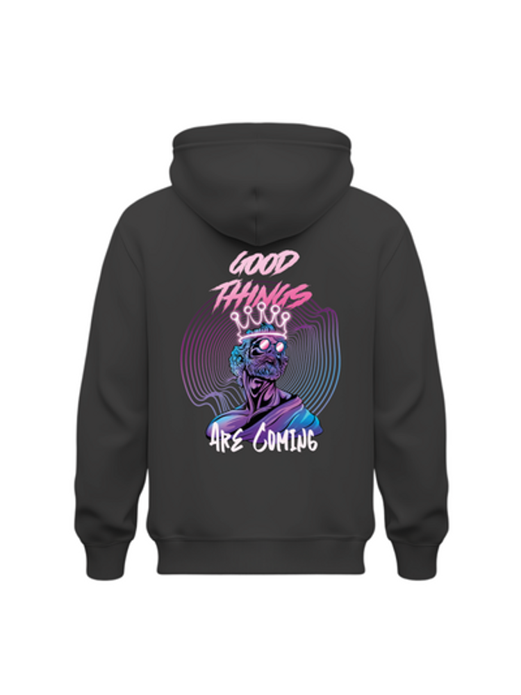 Hoodie "Good Things" noir - Balec Unlimited