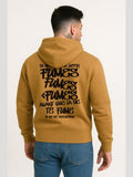 Hoodie "ShitSquad" camel / imprimé noir - Balec Unlimited