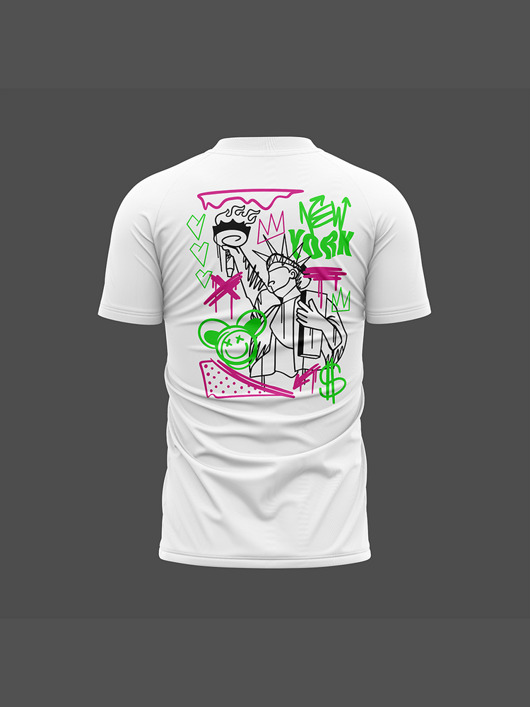 T-shirt "New York" blanc - Balec Unlimited