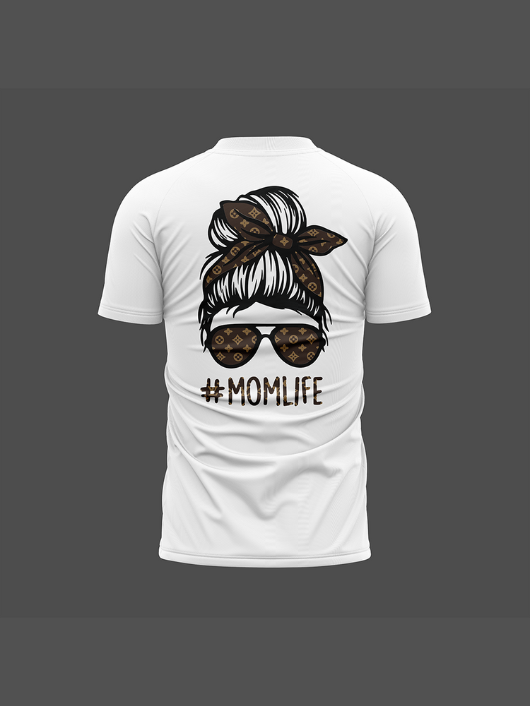 T-shirt "MomLife" blanc - Balec Unlimited