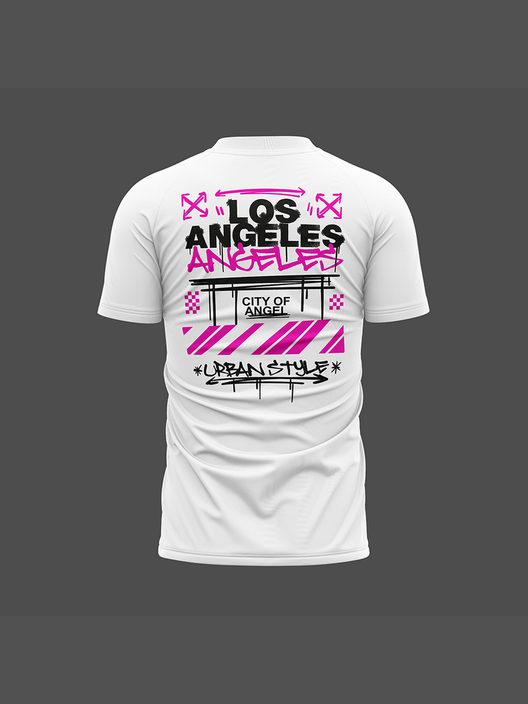 T-shirt "Los Angeles" blanc - Balec Unlimited