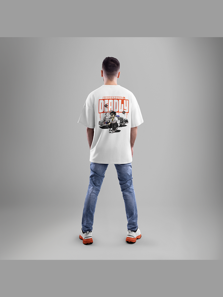 T-shirt "Deadly" blanc - Balec Unlimited