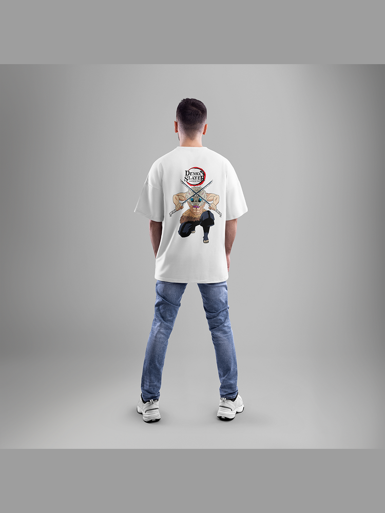 T-shirt "Démon Slayer" blanc - Balec Unlimited
