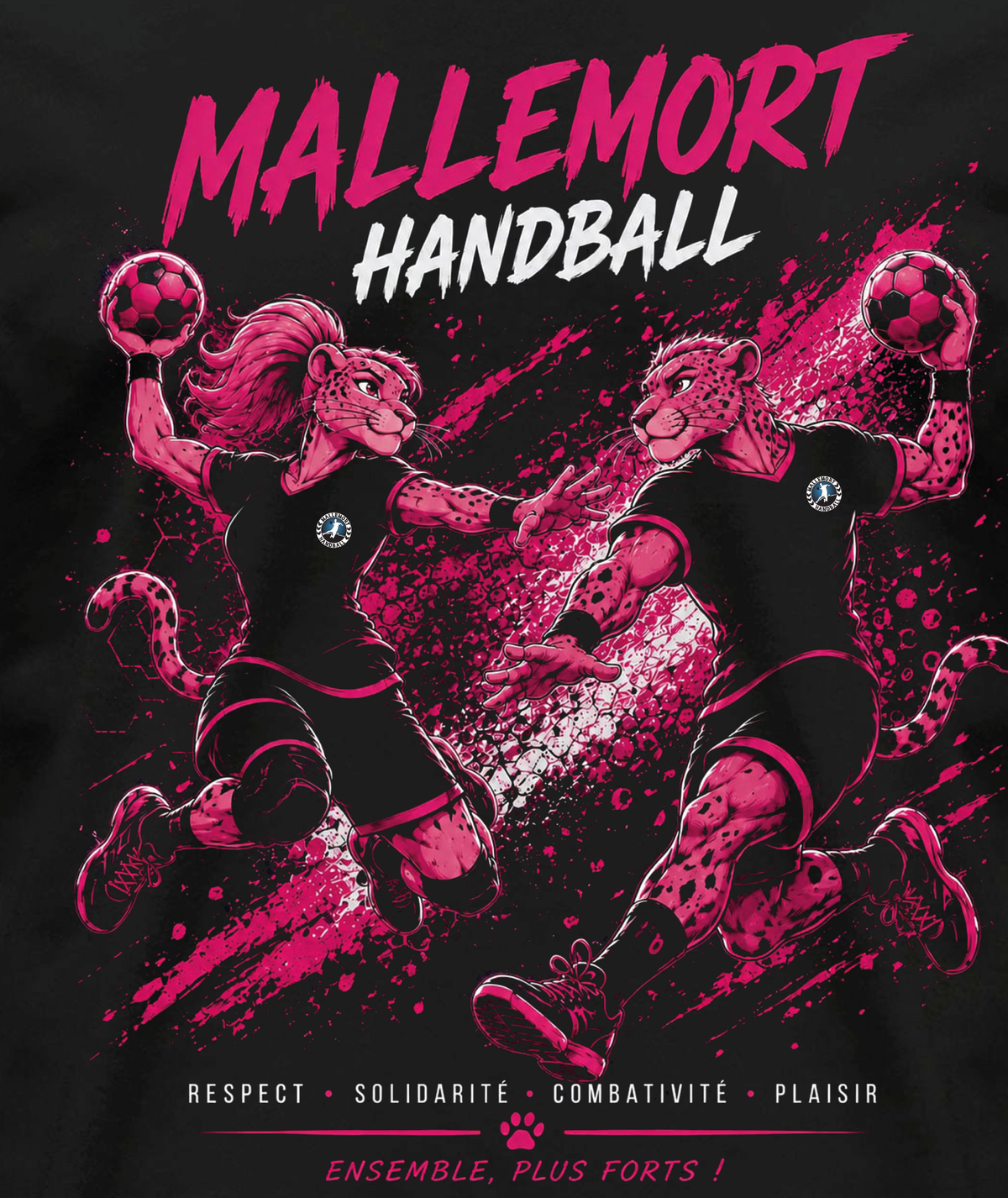 T-shirt Mallemort Handball – Édition "Esprit de Compétition"