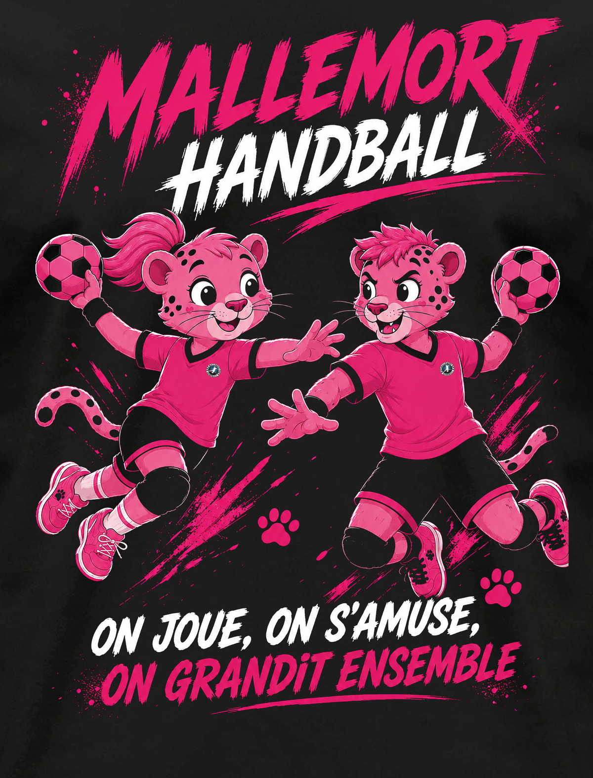 T-shirt Mallemort Handball – Édition "Mini Champions"