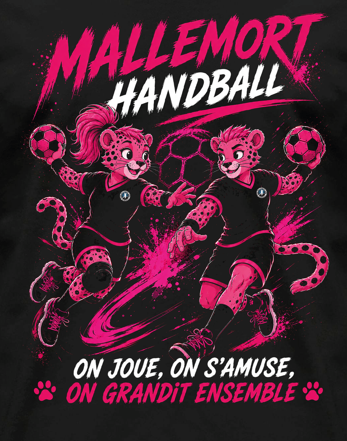 T-shirt Mallemort Handball – Édition "Génération Dynamique"