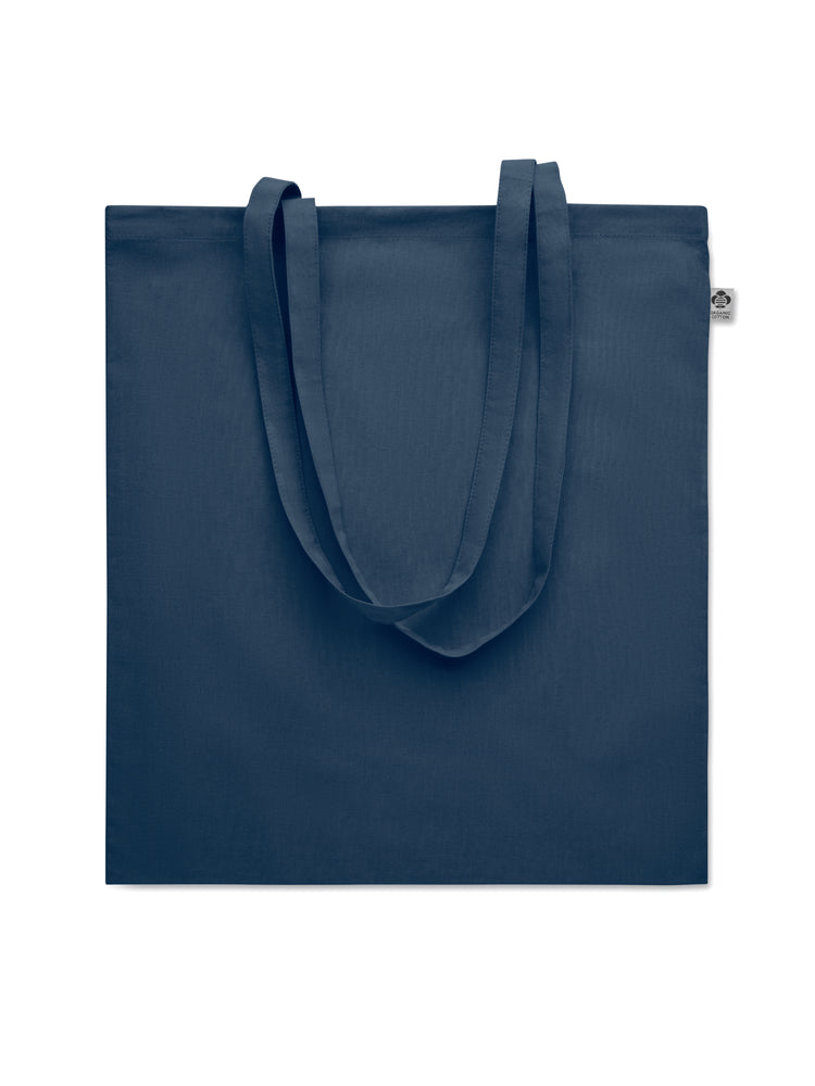 Tote bag coton bio Bleu