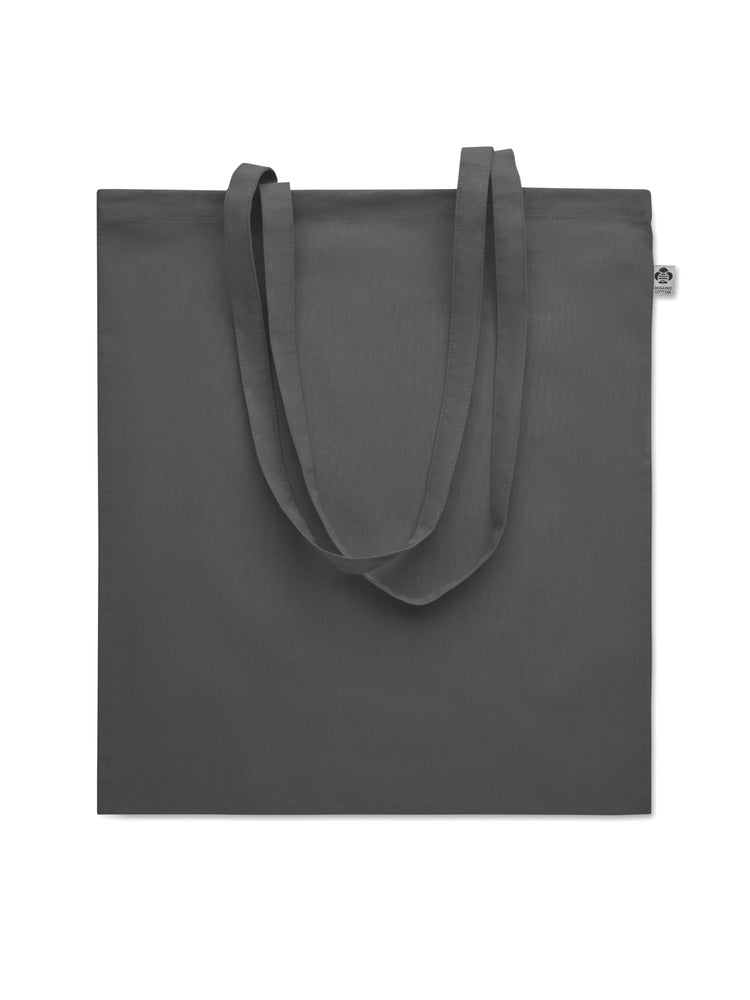Tote bag coton bio Gris pierre