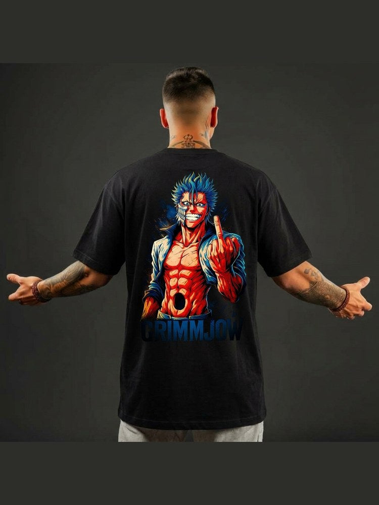 T-shirt oversize "Grimmjow" – dos