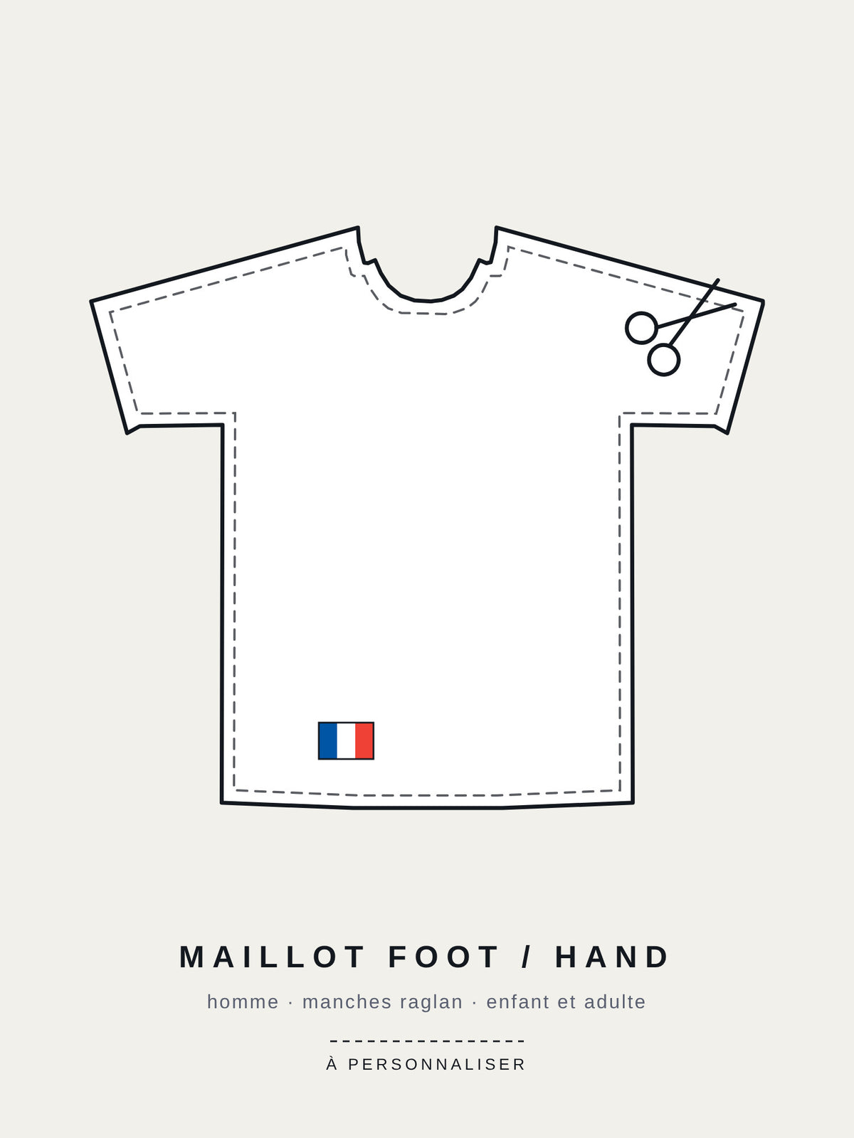 Maillot foot / hand personnalisé B-Sports